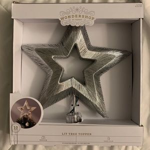 Target Wondershop LED Silver Tree Topper